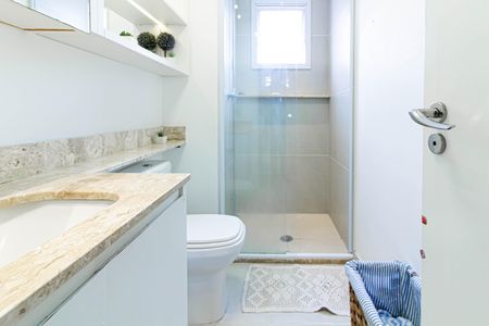 Apartamento à venda com 94m², 3 quartos e 2 vagasBanheiro da Suíte