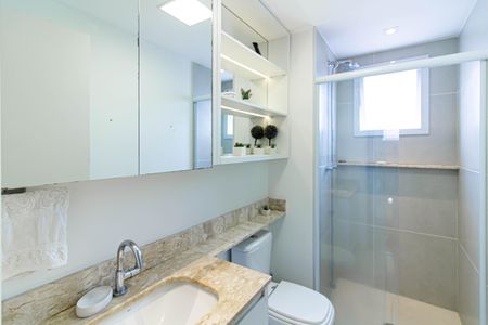 Apartamento à venda com 94m², 3 quartos e 2 vagasBanheiro da Suíte