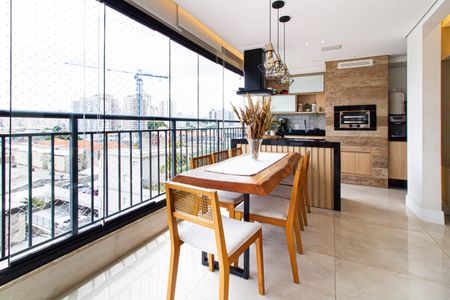 Varanda Gourmet de apartamento à venda com 3 quartos, 94m² em Barra Funda, São Paulo