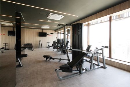 Studio à venda com 26m², 1 quarto e sem vaga Studio à venda com 26m², 1 quarto e sem vagaÁrea comum - Academia