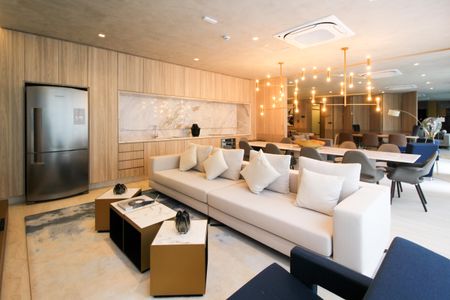 Studio à venda com 26m², 1 quarto e sem vaga Studio à venda com 26m², 1 quarto e sem vagaÁrea comum - Salão de festas