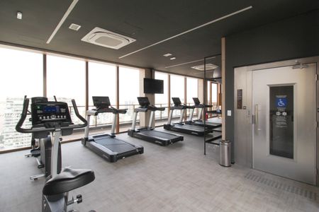 Studio à venda com 26m², 1 quarto e sem vaga Studio à venda com 26m², 1 quarto e sem vagaÁrea comum - Academia