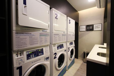 Studio à venda com 26m², 1 quarto e sem vaga Studio à venda com 26m², 1 quarto e sem vagaLavanderia