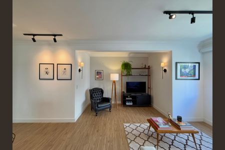 Sala  de apartamento à venda com 2 quartos, 64m² em Campo Belo, São Paulo