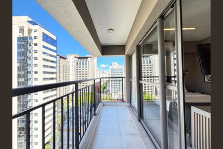 Studio para alugar com 25m², 1 quarto e sem vagaVaranda