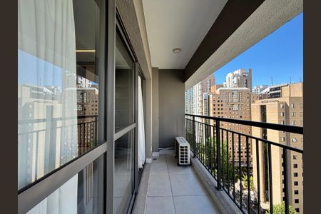 Studio para alugar com 25m², 1 quarto e sem vagaVaranda