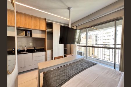 Studio de kitnet/studio para alugar com 1 quarto, 25m² em Indianópolis, São Paulo