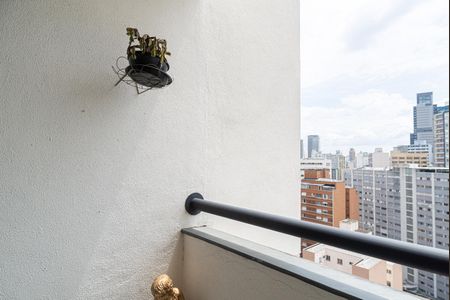 Varanda da Sala de apartamento para alugar com 1 quarto, 39m² em Bela Vista, São Paulo