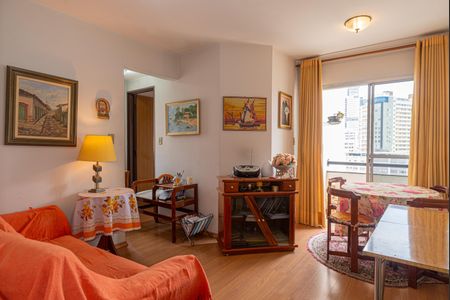 Sala de apartamento para alugar com 1 quarto, 39m² em Bela Vista, São Paulo