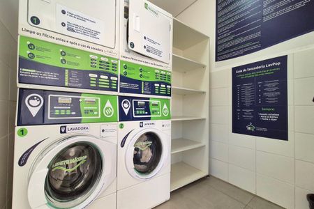 Apartamento à venda com 34m², 1 quarto e 1 vagaLavanderia 