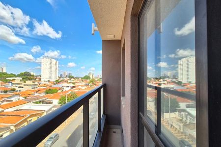 Varanda da Sala  de apartamento à venda com 1 quarto, 34m² em Parque Industrial, Campinas