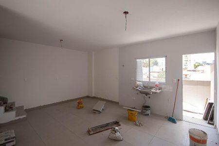 Sala / Cozinha  de apartamento para alugar com 2 quartos, 60m² em Vila Mazzei, São Paulo