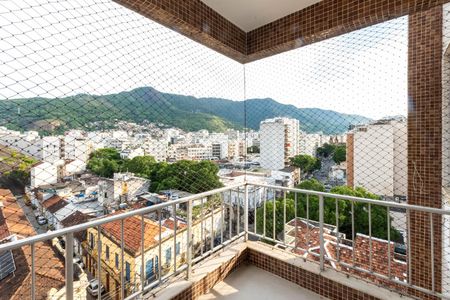 Varanda da Sala de apartamento para alugar com 2 quartos, 64m² em Tijuca, Rio de Janeiro