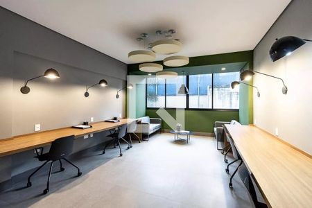 Studio para alugar com 32m², 1 quarto e sem vagaCoworking