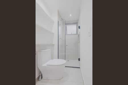 Apartamento para alugar com 38m², 1 quarto e sem vagaBanheiro da Suíte