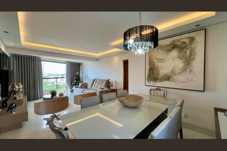 sala  de apartamento à venda com 4 quartos, 145m² em Ipiranga, Belo Horizonte