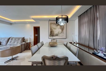 sala  de apartamento à venda com 4 quartos, 145m² em Ipiranga, Belo Horizonte