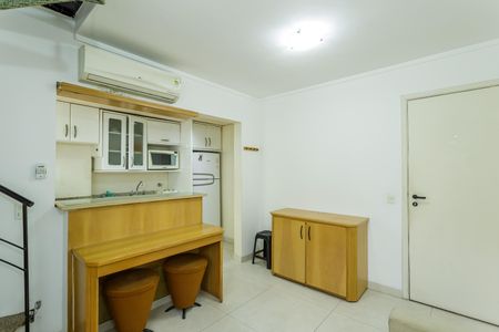 Sala de apartamento à venda com 1 quarto, 50m² em Vila Olímpia, São Paulo