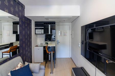 Sala de apartamento para alugar com 2 quartos, 25m² em Indianópolis, São Paulo