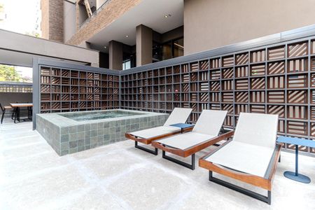 Studio para alugar com 24m², 1 quarto e sem vagaPiscina