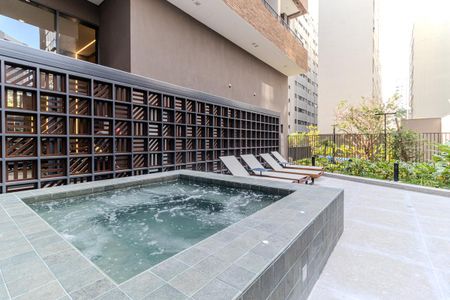 Studio para alugar com 24m², 1 quarto e sem vagaPiscina