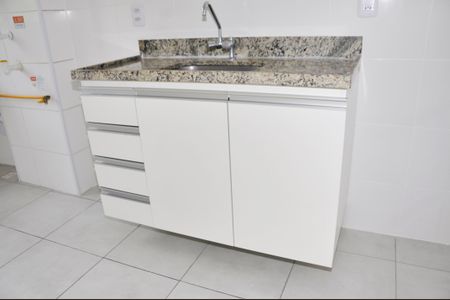 Apartamento à venda com 43m², 2 quartos e 1 vagaDetalhe - Cozinha Americana