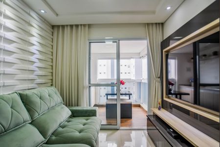 Sala de apartamento para alugar com 2 quartos, 64m² em Vila Assunção, Santo André