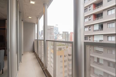 Studio à venda com 42m², 1 quarto e sem vagaVaranda da Sala e do Quarto