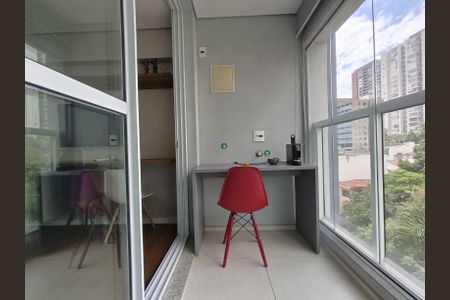 Studio à venda com 26m², 1 quarto e sem vagaVaranda 