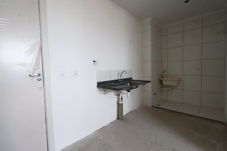Apartamento para alugar com 33m², 2 quartos e 1 vagaCozinha e Área de Serviço