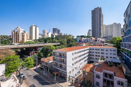 Varanda - Vista de apartamento para alugar com 1 quarto, 32m² em Pinheiros, São Paulo