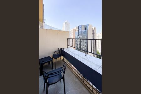 Studio para alugar com 30m², 1 quarto e sem vagaVaranda