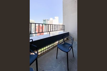 Studio para alugar com 30m², 1 quarto e sem vagaVaranda