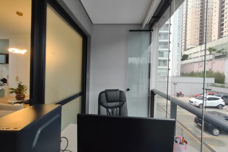 Studio à venda com 42m², 1 quarto e 1 vagaVaranda
