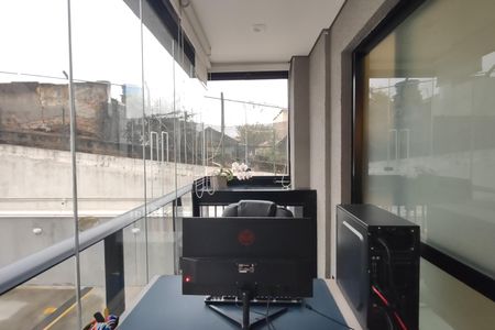 Studio à venda com 42m², 1 quarto e 1 vagaVaranda