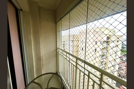 Varanda da Sala de apartamento à venda com 2 quartos, 53m² em Ponte Grande, Guarulhos
