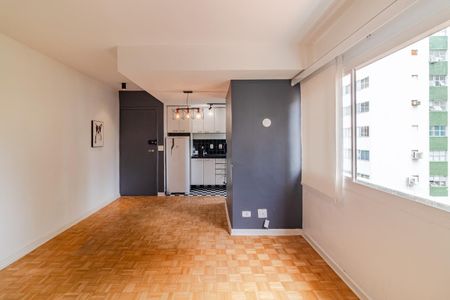 Sala de apartamento para alugar com 1 quarto, 43m² em Jardins, São Paulo