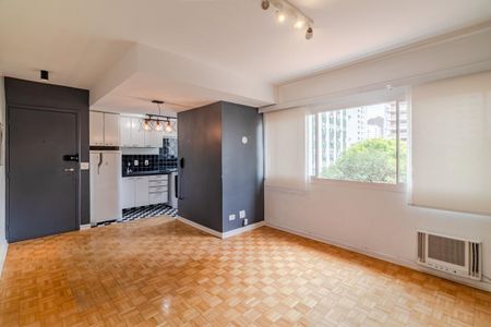 Sala de apartamento para alugar com 1 quarto, 43m² em Jardins, São Paulo