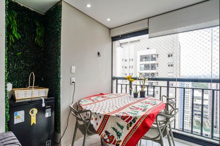 Varanda da Sala de apartamento à venda com 2 quartos, 70m² em Campestre, Santo André