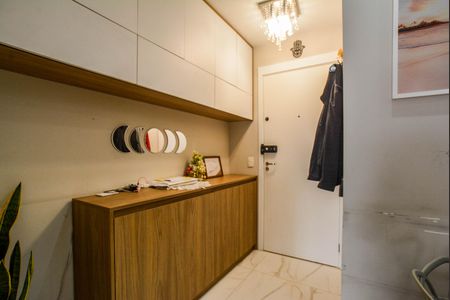 Sala de apartamento à venda com 2 quartos, 70m² em Campestre, Santo André