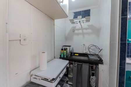 Cozinha de kitnet/studio para alugar com 1 quarto, 30m² em Bela Vista, São Paulo