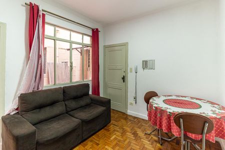 Sala de apartamento para alugar com 1 quarto, 52m² em República, São Paulo