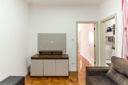 Sala de apartamento para alugar com 1 quarto, 52m² em República, São Paulo