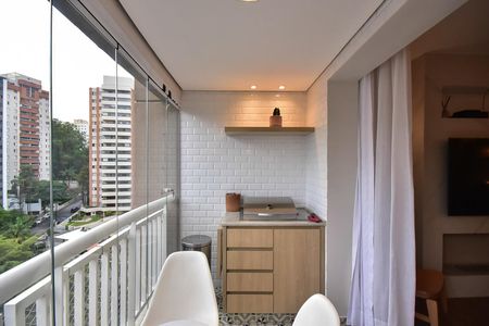 Varanda de apartamento à venda com 2 quartos, 96m² em Vila Andrade, São Paulo