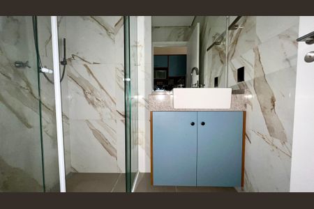 Studio para alugar com 25m², 1 quarto e sem vaga Studio para alugar com 25m², 1 quarto e sem vagaBanheiro