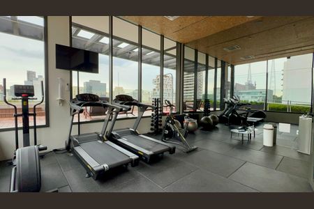 Studio para alugar com 25m², 1 quarto e sem vaga Studio para alugar com 25m², 1 quarto e sem vagaAcademia