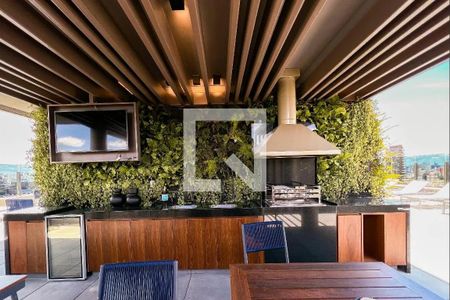 Studio à venda com 57m², 1 quarto e 1 vagaÁrea comum - Churrasqueira