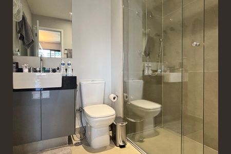 Studio à venda com 57m², 1 quarto e 1 vagaBanheiro