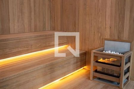 Studio à venda com 57m², 1 quarto e 1 vagaSauna