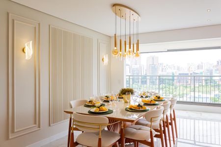 Sala de Jantar de apartamento à venda com 3 quartos, 116m² em Barra Funda, São Paulo